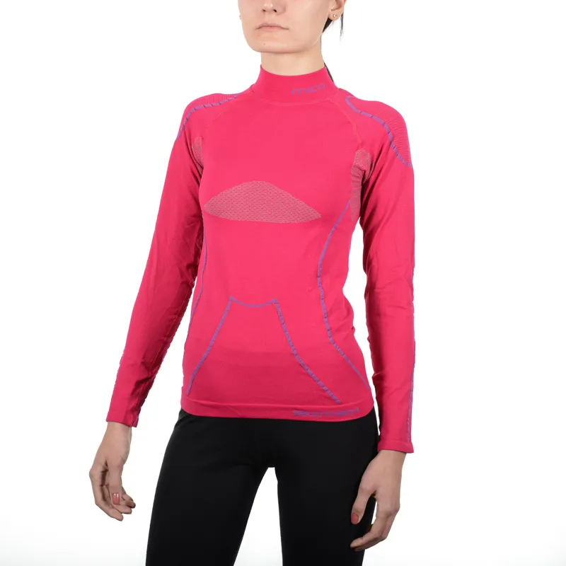 Mico 1841 Skintech Ladies Thermal Top Pink