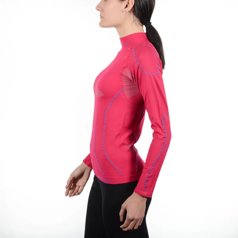 Mico 1841 Skintech Ladies Thermal Top Pink-2