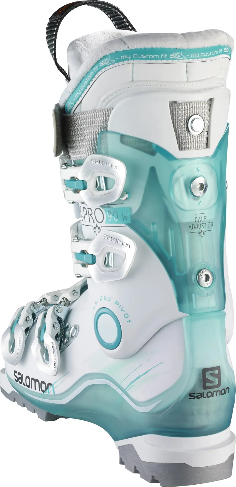 Salomon X Pro 90 Ladies Ski Boots Green/White-1