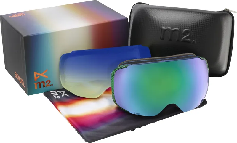 Anon M2 Goggles Imbearassed/Green Solex Lens-3