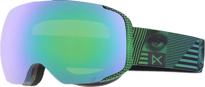 Anon M2 Goggles Imbearassed/Green Solex Lens-2