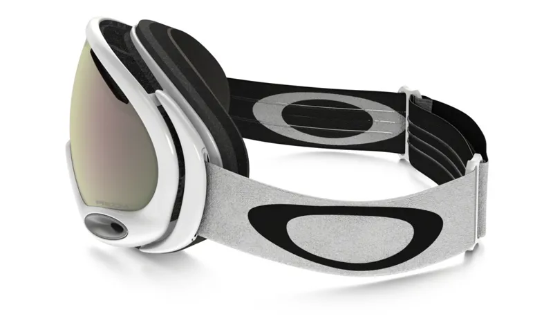 Oakley A Frame 2.0 Ski Goggles Polished White/Prizm HI Pink-2