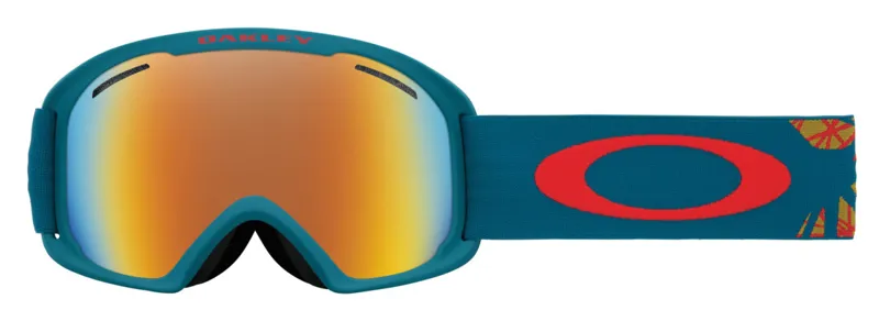 Oakley 02 XL Ski Goggles Neuron Burnished Red/Fire Iridium-1