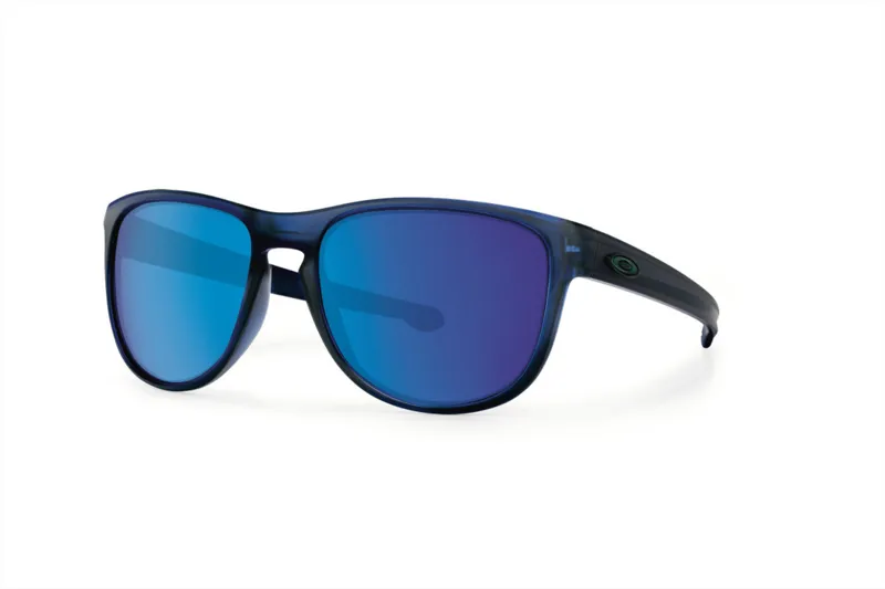 Oakley Sliver Round Sunglasses Matte Crystal Blue/ Sapphire Iridium