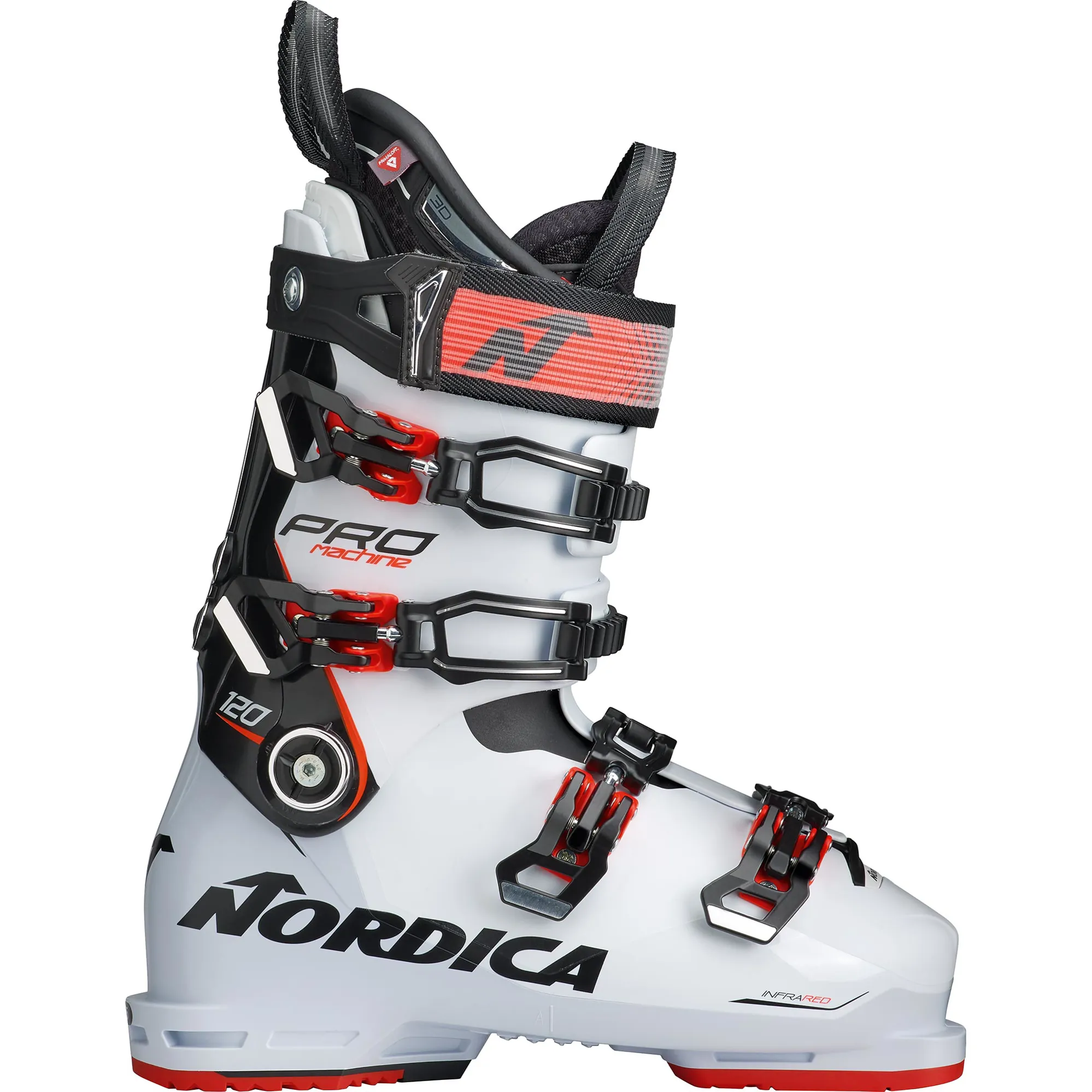 2021 Nordica Pro Machine 120 Mens Ski Boots White/Red