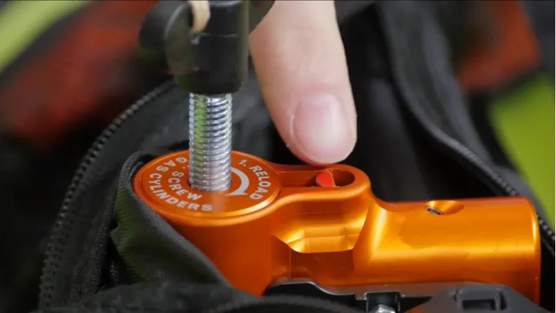 Scott AirFree AP 22 Avalanche Airbag System Tangerine Orange/Grey-4