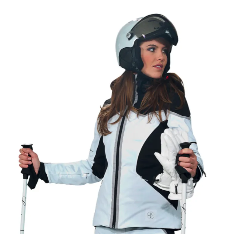 Lacroix Pulse Ladies Ski Jacket White/Black-1