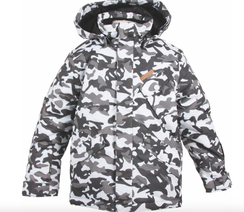 Five Seasons Jamie Boys Ski Jacket Grey Camo