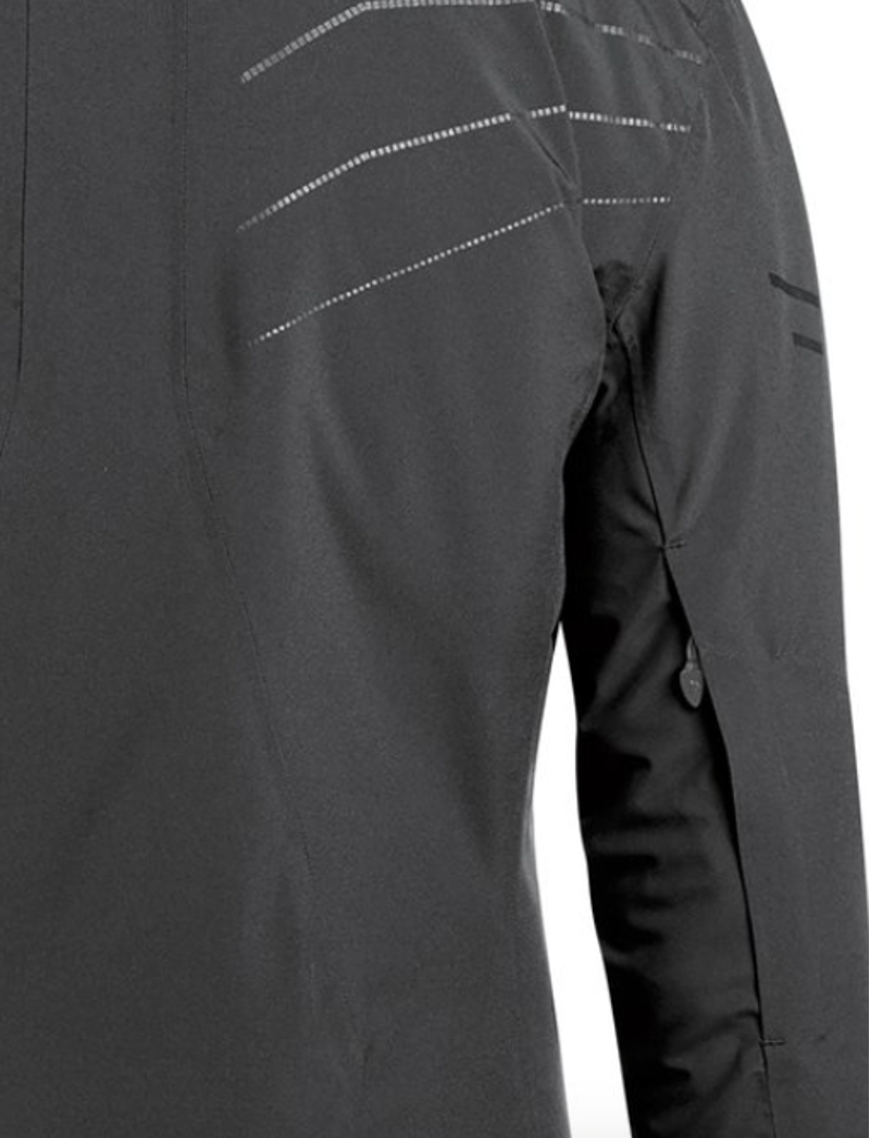 Maier Sports Pralongia Mens Ski Jacket 2019 Black/Salsa-3