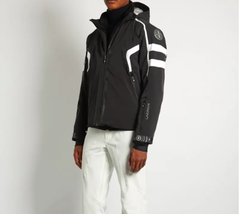 Lacroix Speed Stretch Mens Ski Jacket Black / White-1