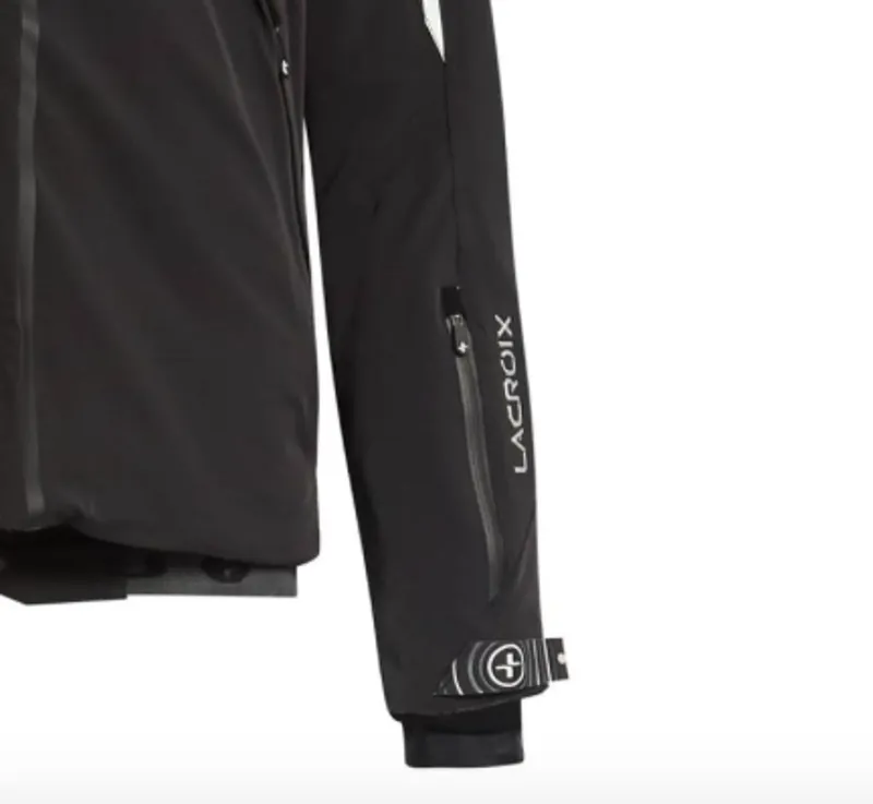 Lacroix Speed Stretch Mens Ski Jacket Black / White-2
