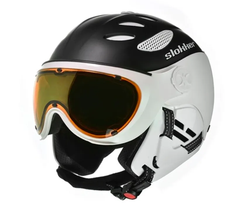 Slokker Balo Visor Ski Helmet 2019 Black / White