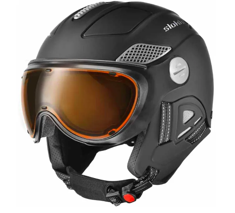 Slokker Raider Pro Polarised Visor Ski Helmet 2020 Black