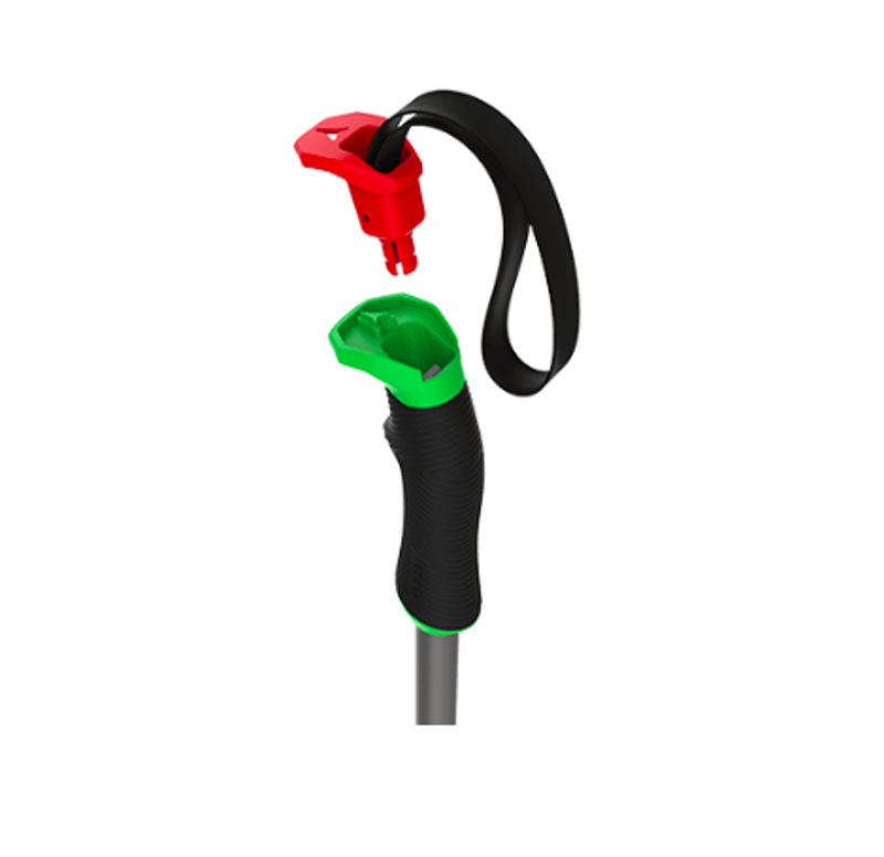 Atomic AMT SQS Mens Ski Poles 2020 Blue / Red-2