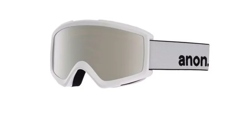 Anon Helix 2.0 Ski Goggles 2020 White / Sonar Silver / Amber Lenses
