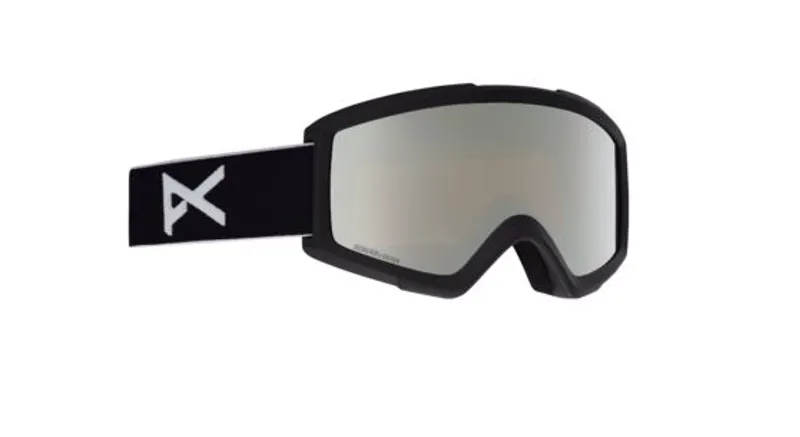 Anon Helix 2.0 Ski Goggles 2020 Black / Sonar Silver/ Amber lenses