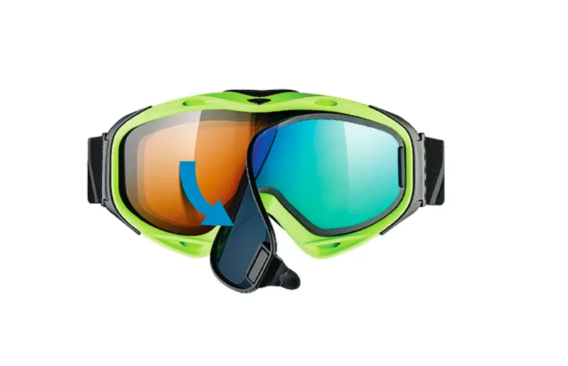 Uvex G.GL 3000 Take Off Ski Goggles 2020 OTG Black/Mirror Blue Lens-2