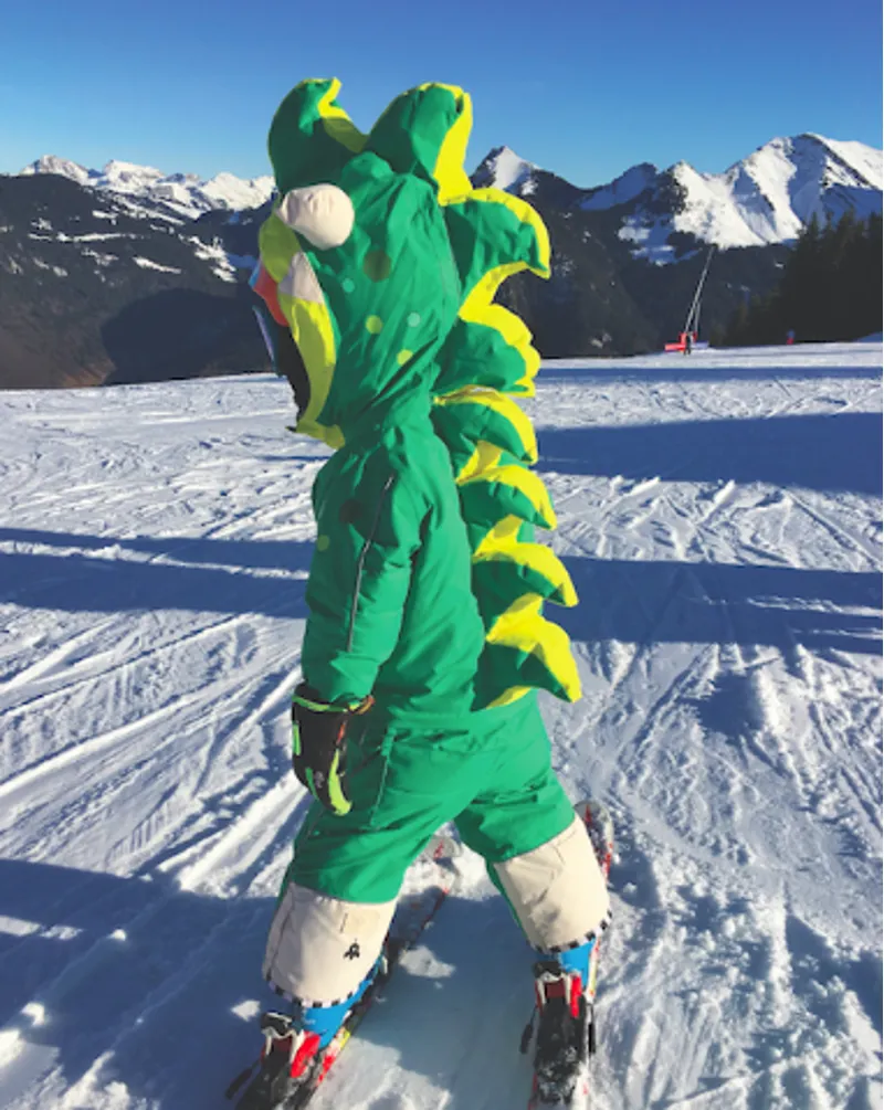 Weedo Junior Kids Monster Snow Suit 2020 Green-2