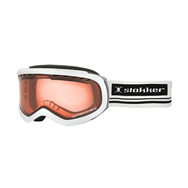 Slokker RH Adaptiv Polarised Ski Goggles White