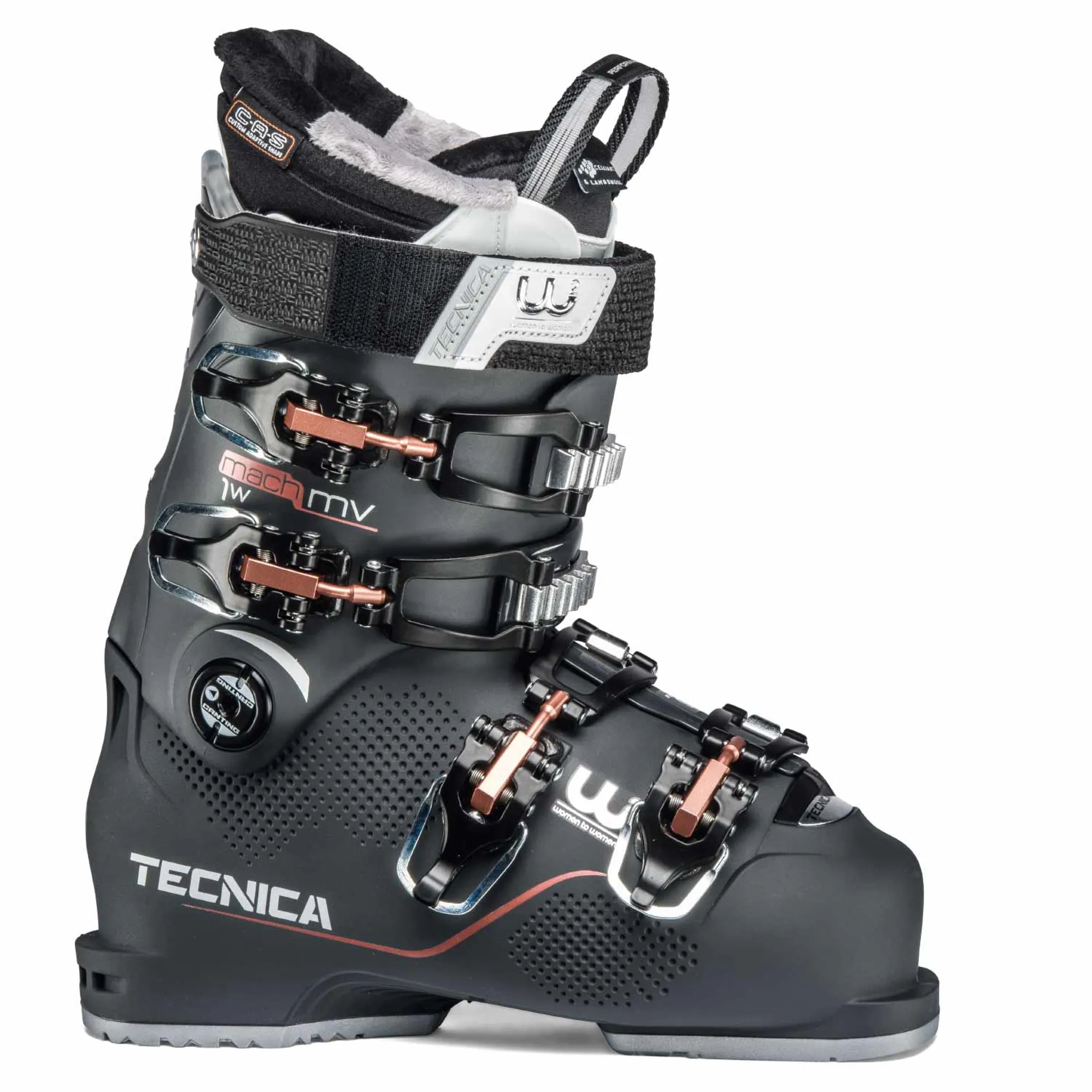 2022 Tecnica Mach1 MV 95 W Ladies Ski Boots Black/Copper