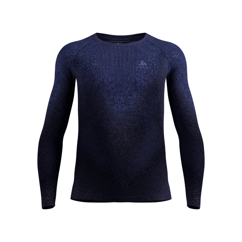 2026 Odlo Blackcomb men's base layer top skipper blue