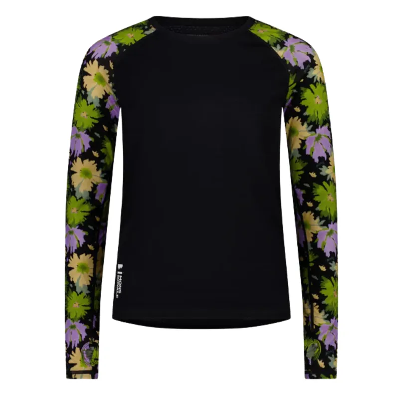2025 Mons Royale Bella Merino Tech women's base layer top alpine bloom