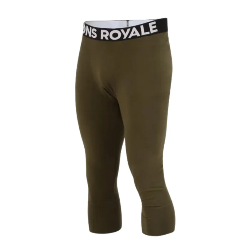 2025 Mons Royale Cascade 3/4 base layer pant olive