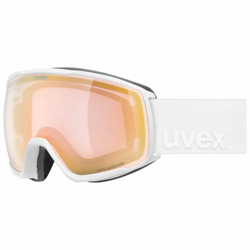 2026 Uvex Victorious S Vario ski goggles white rose