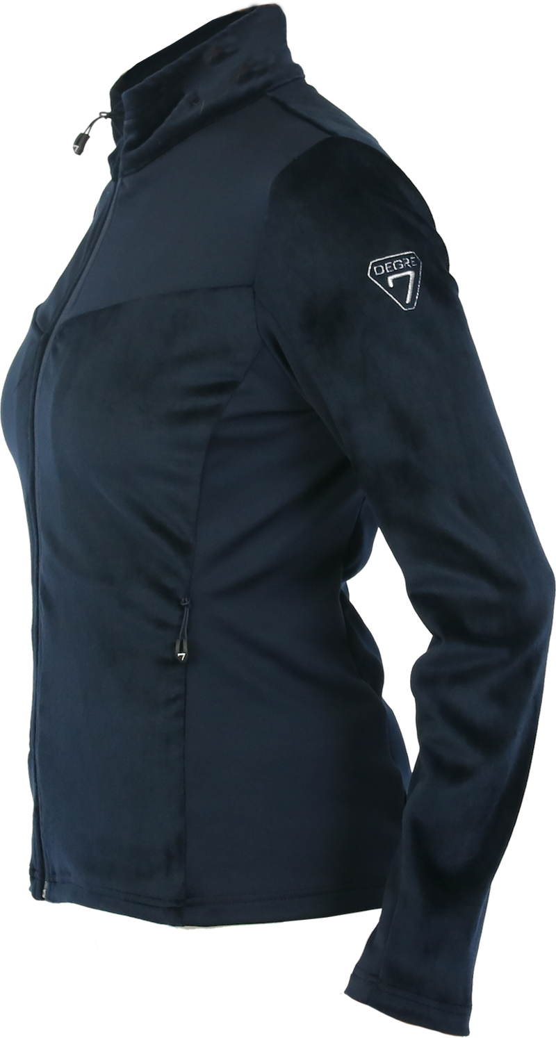 Degre 7 Peps Womens Hybrid Midlayer 2020 Dark Blue-2