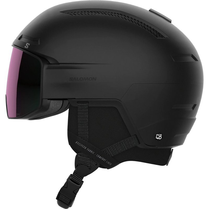 2026 Salomon Driver Pro Photo MIPS ski helmet black