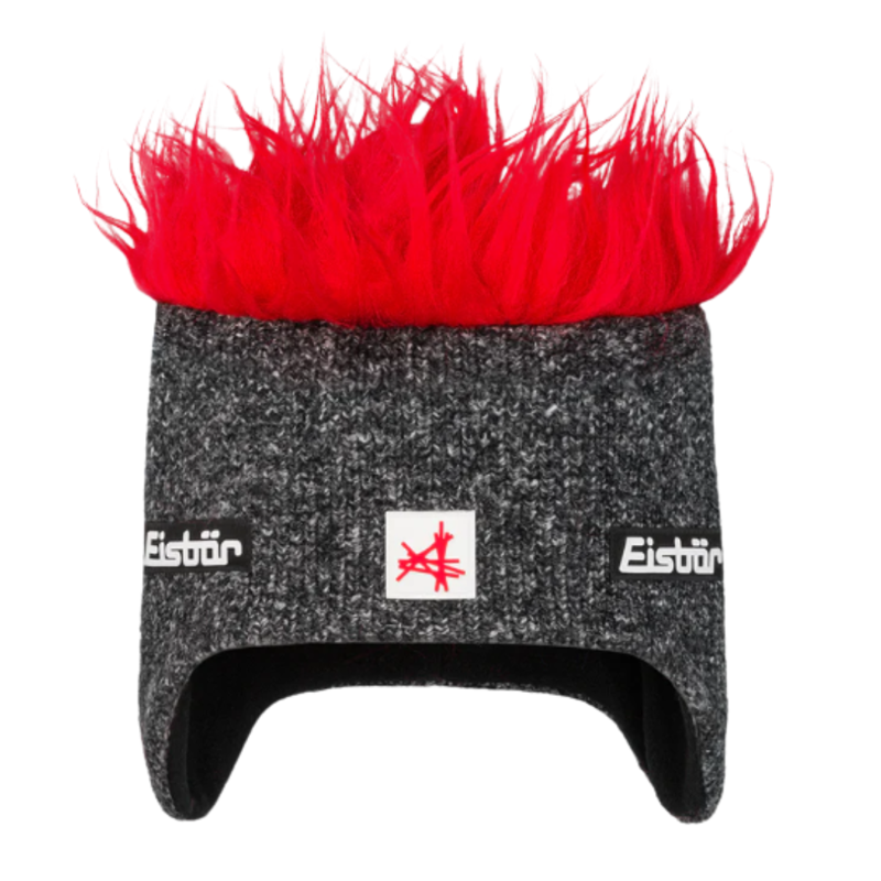 2026 Eisbar Cocker beanie hat grey/red