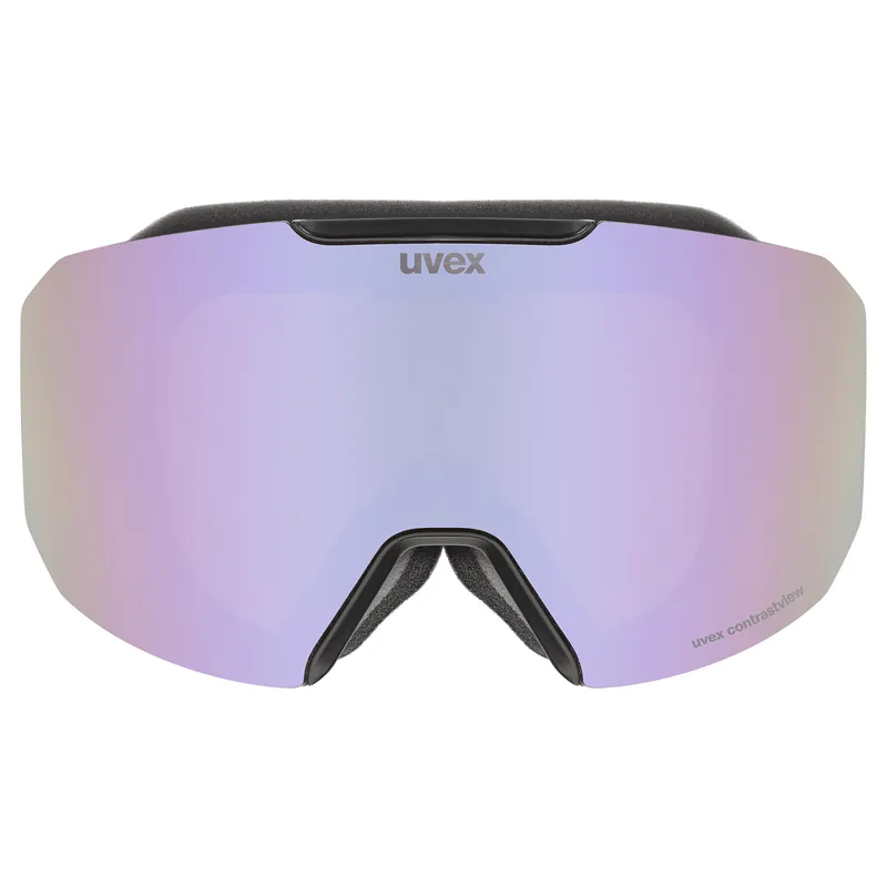 2025 Uvex Evidnt Attract small ski goggles black/lavender-1