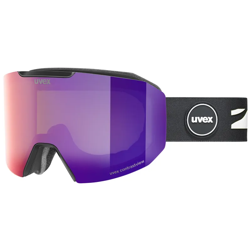 2025 Uvex Evidnt Attract ski goggles black/purple