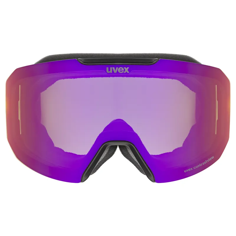 2025 Uvex Evidnt Attract ski goggles black/purple-1