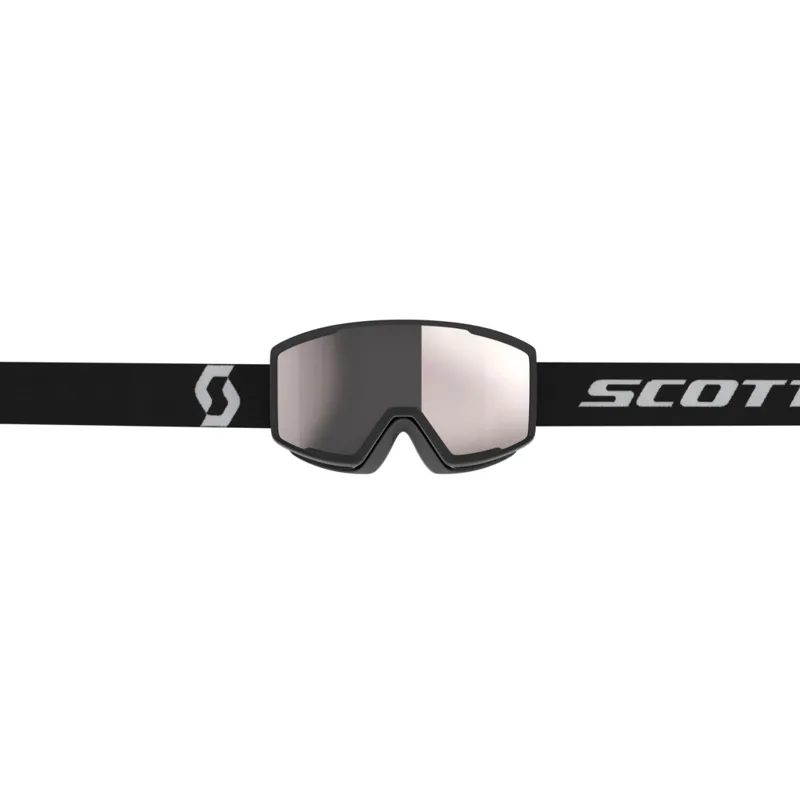 2025 Scott Factor Pro ski goggles black/silver chrome lens-1