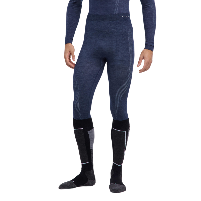 2027 Falke Wool-Tec Mens Base Layer Pant Space Blue