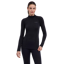 2027 Falke Wool-Tec Womens Base Layer Zip Top Black