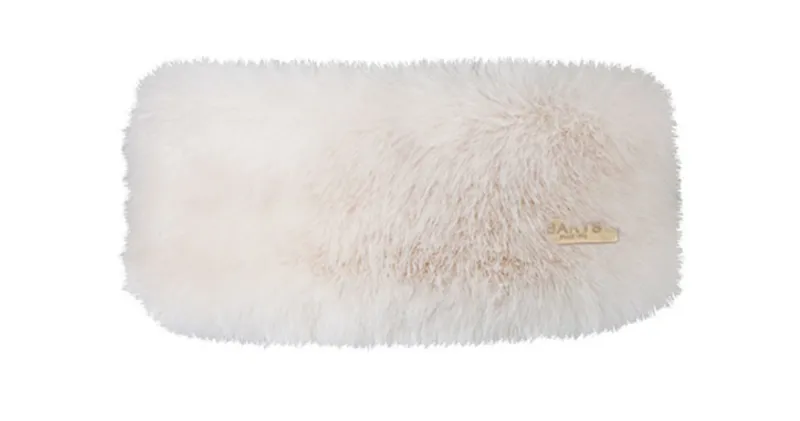 2026 Barts women's Headband Faux Fur White