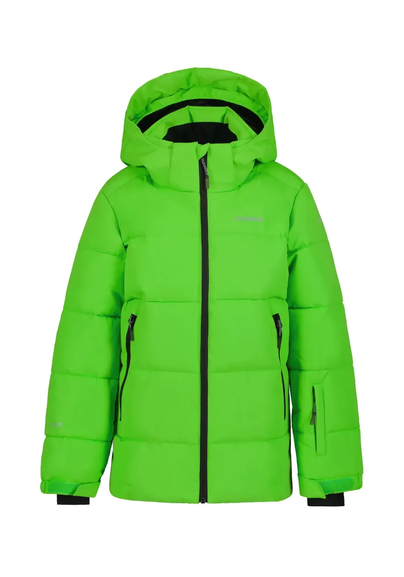 2023 Icepeak Louin kids padded ski jacket green