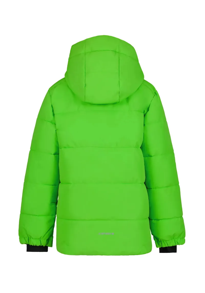 2023 Icepeak Louin kids padded ski jacket green-1