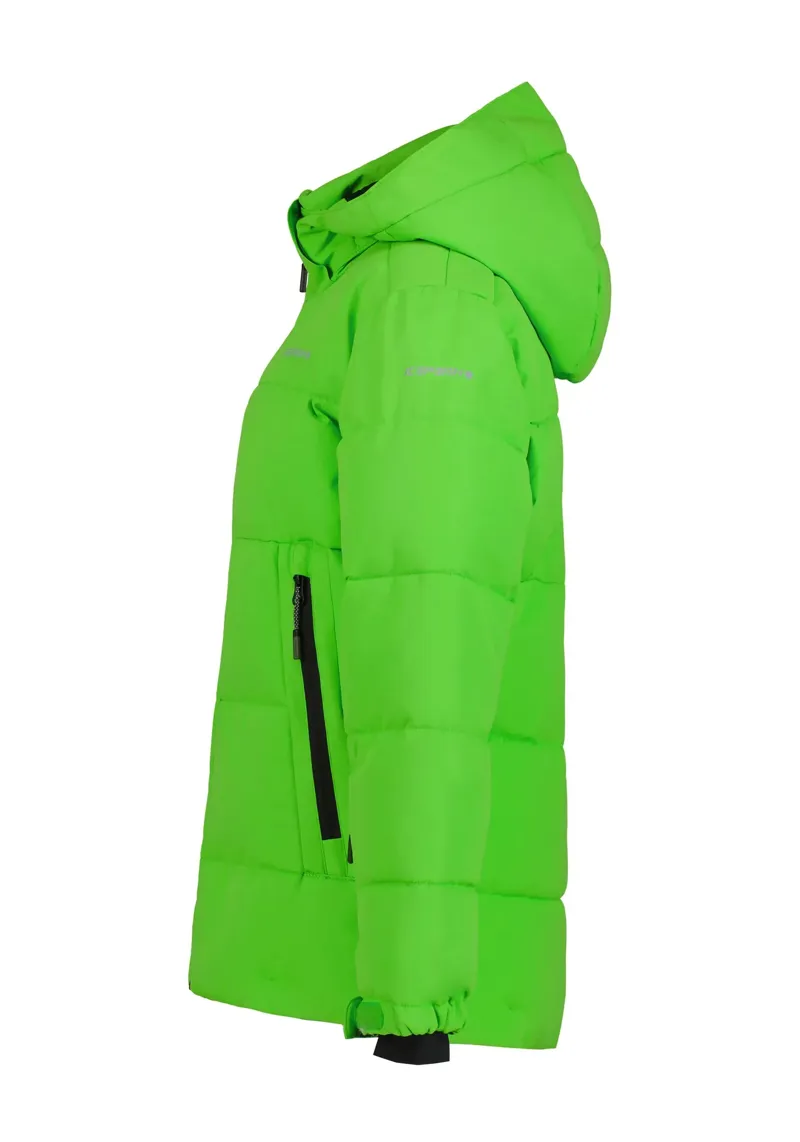 2023 Icepeak Louin kids padded ski jacket green-2