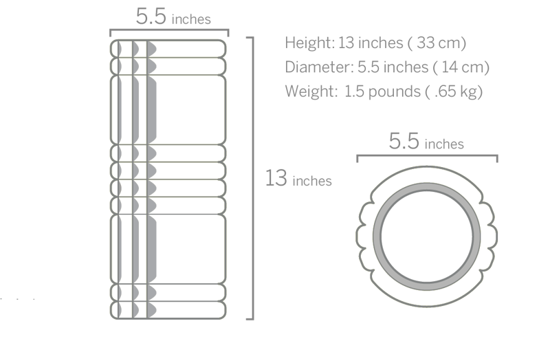 TriggerPoint GRID Foam Roller Massager Orange-1