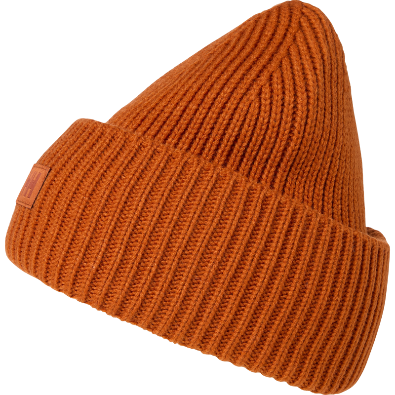 2027 Helly Hansen Rib Beanie Hat Ginger