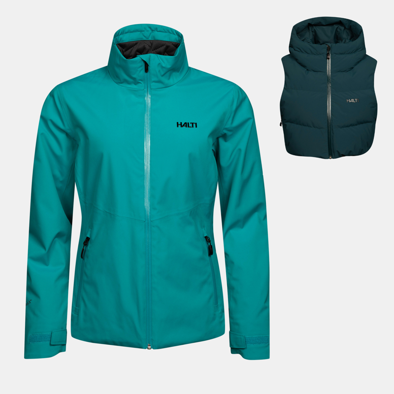 2027 Halti Varion Womens 2 in 1 Ski Jacket Lapis Green