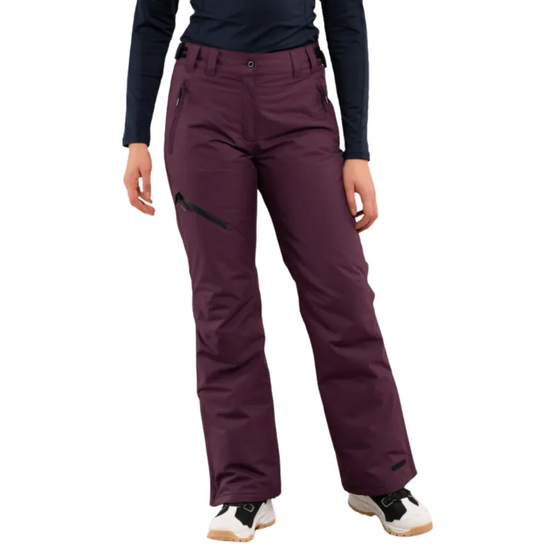 2025 Icepeak Curlew women's ski pants plum-1