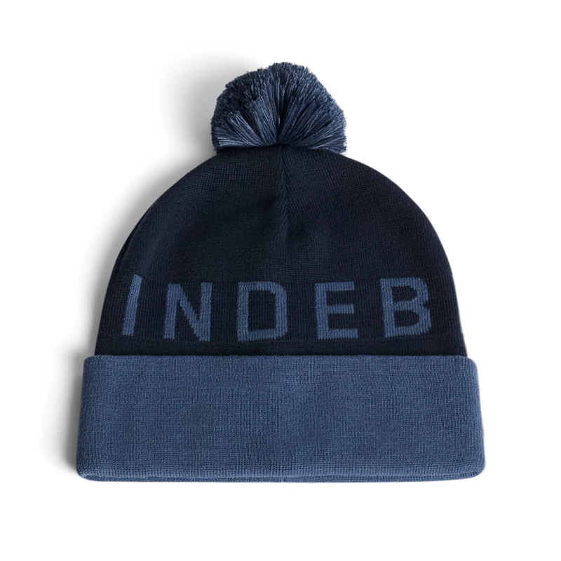 2026 J.Lindeberg Brannon beanie hat vintage indigo