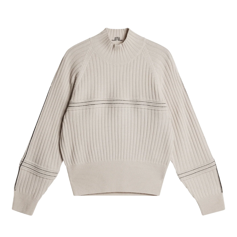 2026 J.Lindeberg Nora women's knitted sweater moonbeam