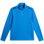 2026 J.Lindeberg Vinnie 1/4 zip men's midlayer mid blue