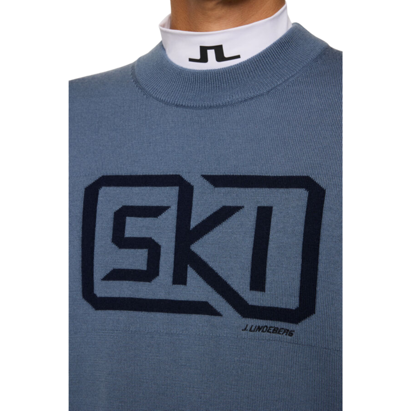 2026 J.Lindeberg William men's knitted sweater navy-1