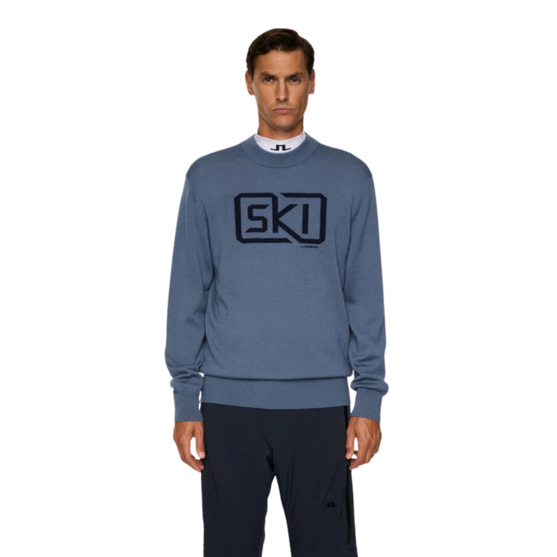 2026 J.Lindeberg William men's knitted sweater navy-2